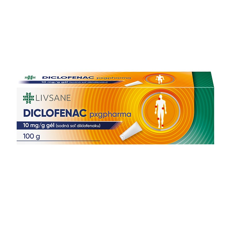 Livsane - LIVSANE Diclofenac pxgpharma 10mg/g gél 1x100g